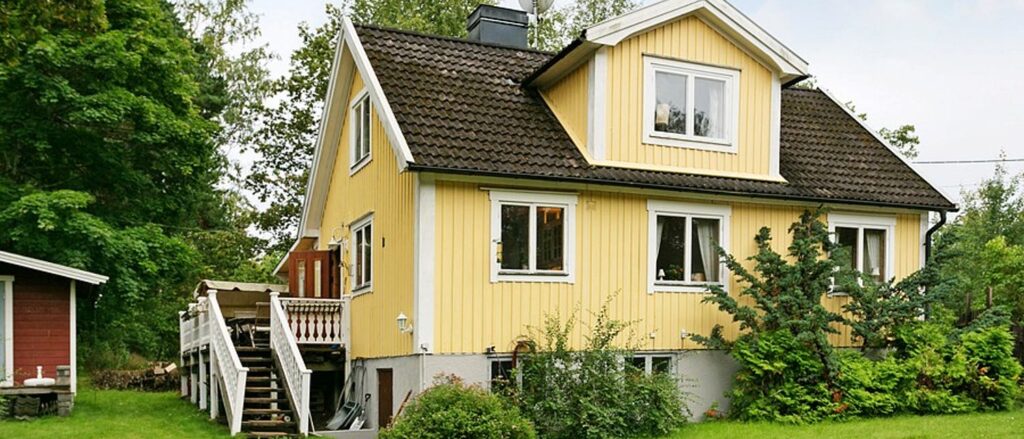 Dörrmålning. Saltsjö Boo Kummelnäs